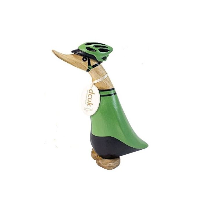 Cyclist Duck from DCUK. Green Jersey-1